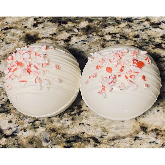 White Chocolate Peppermint Cocoa Spheres